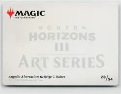MTG Modern Horizons 3 Art Series Angelic Aberration Gold Stamped x1 NM 28/54 - Image 2