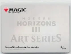 MTG Modern Horizons 3 Art Series Colossal Dreadmask Gold Stamped x1 NM 8/54 - Image 2