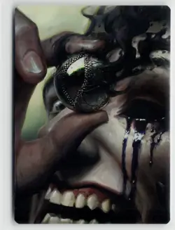 MTG Modern Horizons 3 Art Series Jet Medallion x1 NM 42/54 - Image 1