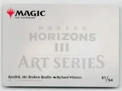 MTG Modern Horizons 3 Art Series Kozilek, The Broken Reality Gold Stamped x1 NM - Image 2