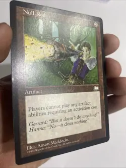 1 x Null Rod - Weatherlight - Moderate Play - MTG - Image 3