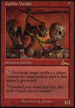 1 x Goblin Welder - Urza's Legacy - Moderate Play - MTG - Image 1