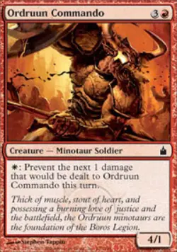 Ordruun Commando -Foil Medium Play MTG Ravnica - Image 1