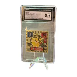 Pokemon Amada Hyper Sticker Collection Pikachu #189 CGC 8.5 *POP 2* - Image 1