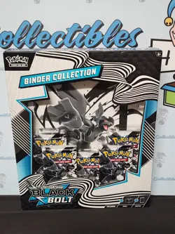 Pokemon Scarlet & Violet Black Bolt Binder Collection Set 5 Packs - Image 1