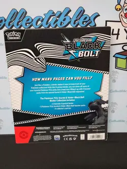 Pokemon Scarlet & Violet Black Bolt Binder Collection Set 5 Packs - Image 3