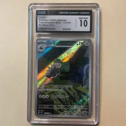 CGC Gem Mint 10 - ART RARE HOLO LAIRON sv6 111/101 - Pokemon TCG Mask of Change - Image 1