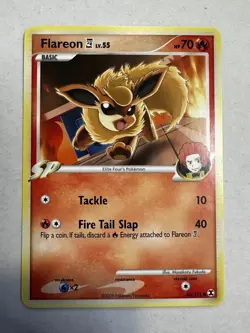 Flareon 60/111 Pokemon English Platinum Rising Rivals 2009 NM - Image 1