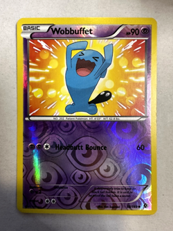 Wobbuffet Pokemon Boundaries Crossed 58/149 Reverse Holo LP - Image 1