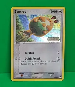 Pokemon TCG 2006 EX Legend Maker Reverse Holo Stamped Sentret 62/92 Near Mint - Image 3