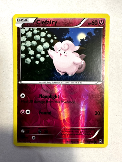 Clefairy 69/111 XY Furious Fists Reverse Holo Pokemon TCG ENG NM - Image 1