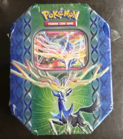 Pokemon 2014 Xerneas Legends of Kalos Collectors Tin - Factory Sealed - Image 1
