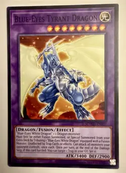 Blue-Eyes Tyrant Dragon #SDWD-EN037 Yugioh NM Unlimited - Image 1