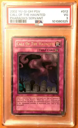 Yugioh Call Of The Haunted - Pharaoh's Servant Holo Vintage PSA 3 - Image 1