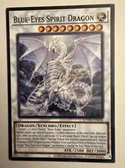 Yugioh! Blue-Eyes Spirit Dragon SDWD-EN038 Commons NM Unlimited - Image 1
