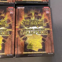 10x Yugioh Quarter Century Stampede 1st Edition Mini Boxes, New, Factory Sealed - Image 2
