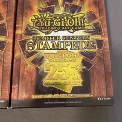 10x Yugioh Quarter Century Stampede 1st Edition Mini Boxes, New, Factory Sealed - Image 3