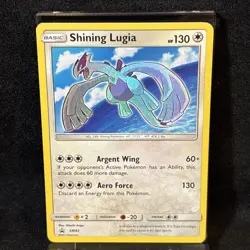 Shining Lugia - SM82 - Pokemon Sun & Moon Promo Ultra Rare Card NM - Image 1