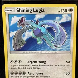 Shining Lugia - SM82 - Pokemon Sun & Moon Promo Ultra Rare Card NM - Image 3