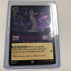 Disney Lorcana Yzma Alchemist Villain Promo Foil Card 10/P1 Rare - Image 1