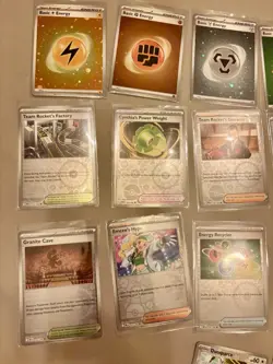 Pokemon 57 Card Lot Trainers Holo Energy Prismatic Evolution Destined Rivals 151 - Image 2