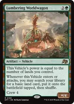 MTG - Lumbering Worldwagon - DFT 0168 - Aetherdrift - Magic - Rare - Image 1