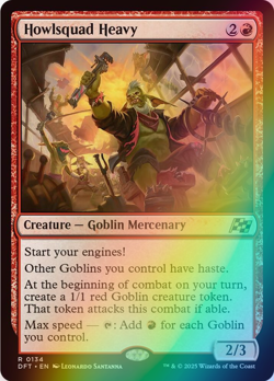 MTG - Howlsquad Heavy - Foil - DFT 0134 - Aetherdrift - Rare - Magic - Image 1