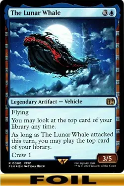1x - The Lunar Whale - FOIL - Final Fantasy FIN - NM MTG - Image 1