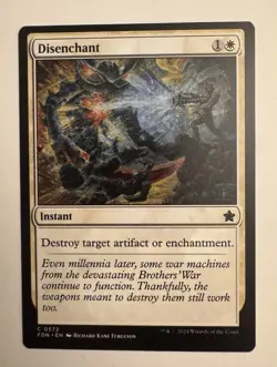 Disenchant #572 (NM) Foundations FDN Magic MTG - Image 1