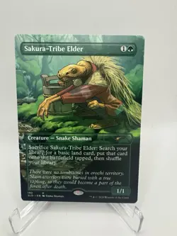 MTG Secret Lair #192 Sakura-Tribe Elder Borderless NM - Image 1