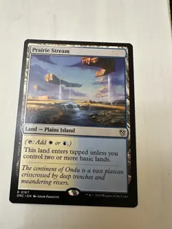 Prairie Stream MTG Aetherdrift Commander #167 Rare - Image 1