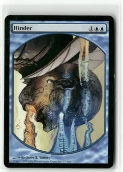 Hinder - Magic Player Rewards MTG Moderately Played - Image 1
