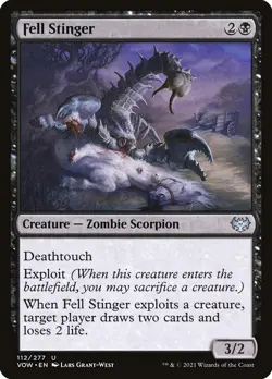 4x Fell Stinger - NM - Crimson Vow - SPARROW MAGIC mtg - Image 1