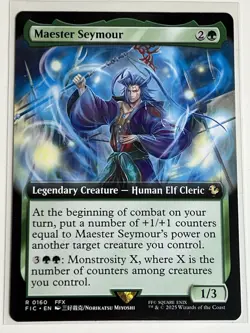 Maester Seymour | Extended Art | NM | MTG | 0160 | Rare | FIC - Final Fantaxy X - Image 1