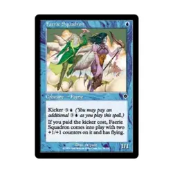 WOTC MtG Invasion Faerie Squadron (C) (Foil) EX - Image 1