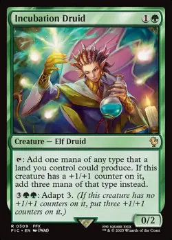 MTG Commander FIN R Incubation Druid #0309 - Image 1