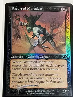 Accursed Marauder | FOIL | Retro Frame | NM | MTG | 0405 | Common | MH3 - Image 1