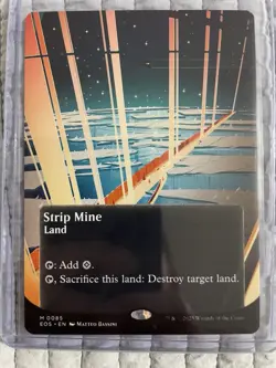 Strip Mine (0085)(Borderless) Edge of Eternities - MTG - Image 1