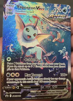 Pokemon Vaporeon Flareon Jolteon VMAX Alternative Art Promo Card Set - Image 2