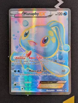 Manaphy EX 116/122 Full Art - XY - BREAKpoint Pokemon TCG NM - Image 1