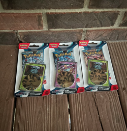 Pokemon Scarlet & Violet: Paradox Rift 3 Blister Packs (Pineco and Sinistea) - Image 1