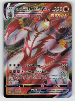 Single Strike Urshifu VMAX Pokemon Battle Styles 086/163 Full Art Ultra Rare NM - Image 1