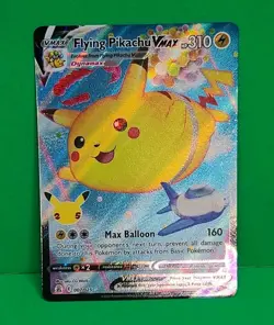 Pokemon Celebrations Full Art Flying Pikachu VMAX 007/025 Ultra Rare Near Mint - Image 1