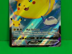 Pokemon Celebrations Full Art Flying Pikachu VMAX 007/025 Ultra Rare Near Mint - Image 4