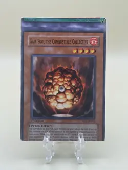 YuGiOh SD3-EN012 Gaia Soul the Combustible Collective 1st Miscut Misprint Error - Image 1