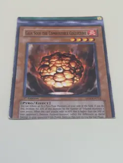 YuGiOh SD3-EN012 Gaia Soul the Combustible Collective 1st Miscut Misprint Error - Image 3