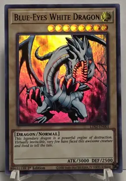 Blue-Eyes White Dragon LDS2-EN001 1st Edition Yugioh TCG NM/M - Image 1