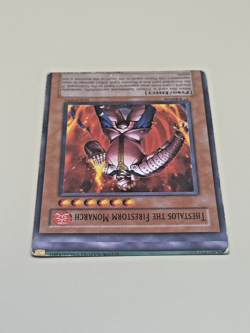 YuGiOh SD3-EN011 Thestalos the Firestorm Monarch 1st Ed. Miscut Misprint Error - Image 2