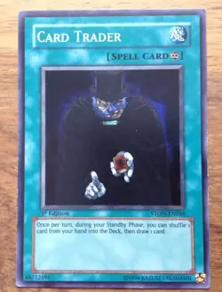 Yugioh Card Trader STON-EN046 (Super Rare) 1st Edition. Free Postage - Image 1
