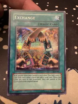 Yugioh! Exchange EDS-001 Prismatic Secret Rare VLP/NM - Image 1